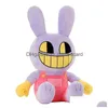 The Amazing Digital Circus P Toy Cute Cartoon Clown Soft Stuffed Doll Funny Girl Birthday Christmas Gift Drop Delivery Dhk0J