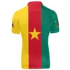 Polos pour hommes Cameroun Nom personnalisé gratuit Numéro Logo Pays Polo Chemise Nation Drapeau Cameroun Camerounais Cm Français Imprimer Po Vêtements Décontractés