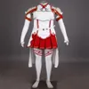 Women's Sword Art Online Asuna Halloween Cosplay Costume Outfit Gown Dress249r