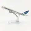 16cm koreansk Air Boeing B737 B747 Airbus A320 A380 Metal Diecast Aircraft Model Korea Airplane Plan Model Collectible Display 240115