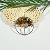 Hänge halsband pärlstav halsband oregelbundenhet handvävning originalitet pengar träd cirkel natursten