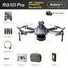 RG101PRO Gimbal autostabilizzante a due assi, Drone professionale per fotografia aerea, Posizionamento GPS con doppia fotocamera 1080P, Posizionamento del flusso ottico, Motore brushless