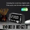 Radio Portable numérique Radio alarme bureau horloge double Port de chargement USB DAB FM Radio avec antenne