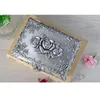 Necklaces Vintage Jewelry Box Rose Flower Style Antique Women Gift Trinket Necklace Earrings Ring Jewellery Organiser Storage Case