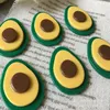 Dekorativa figurer 2st Korean Summer Fruit Avocado Slices Acrylic Accessories DIY Handgjorda örhängen för smyckenillverkning