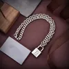 Halsband för kvinnor designer för man låsform guld pläterad 18k t0p kvalitet vintage officiella reproduktioner märke designer klassisk stil med ruta 001