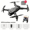 Nieuwe S109 Quadcopter UAV-drone - borstelloze motoren, GPS, dubbele HD verstelbare camera's, intelligente volgmodus, windweerstand op 8 niveaus, retour met één toets.