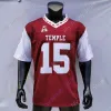 Temple Owls 축구 저지 NCAA 대학 Zack Mesday Ryquell Armstead Ventell Bryant Michael Dogbe Matakevich Anderson Wilkerson Reddick