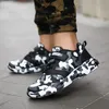 Brand Summer Children Camouflage Sneakers dla dzieci sportowe buty tenisowe oddychające siatkowe chłopcy butów do biegania butów na zewnątrz 240116