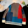 GURUNVANI vest trui voor heren Gebreide truien met lange mouwen en knopen
