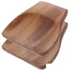 Ensembles de vaisselle 2 pièces repose-cuillère en bois cuillères à café support lisse louche à soupe réutilisable délicate pour cuillère de cuisine livraison directe à domicile Otezx