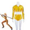 Kom Cosplay Anak Laki-laki Beatrix Kill Bill The Bride pour Jaket Kung Fu pour Wanita Kom Karnaval Halloween Mardi Gras T220808194R