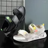 Sandali 2024 Trend Summer Sandalo femminile piatto Casual scarpe da donna romane espadrillas per donna Comoda donna sportiva