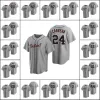 Aangepaste honkbal Jersey mannen vrouwen yout kids''Detroit''tigers''24 Miguel Cabrera 44 Daniel Norris 28 Niko Goodrum Gray''replica''road Jersey