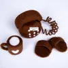 Ullfilt Doll Born Pography Props Handgjorda DIY Felting Kit Accessories Baby Poshoot 240115