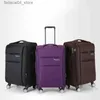 Koffers Mode Rolling Bagage Reiskoffer Nieuw Design Oxford Kofferbak Waterdicht Wachtwoord Slot Trolley Koffer Grote Capaciteit Bagage Q240115