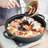 Poêles Poêle en fonte avec double poignée pour cuisinière, four, gril, induction ou feu de camp, 12 ", ustensiles de cuisine de camping