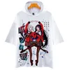 T-shirt à capuche pour hommes et femmes, dessin animé japonais Kakegurui imprimé en 3D, Jabami Yumeko Momobami Kirari, t-shirt drôle à manches courtes, Costume de Cosplay 275Z