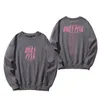 BPink Hoodie GEBOREN ROZE Vocaal Concert Hetzelfde Katoenen Sweatshirt met Capuchon K Pop Dameskleding Comfortabel 240115