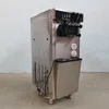 Cône automatisé de congélateur de gelato de casse-croûte de vrai fruit faisant la crème Cornet De Glace Maker industriel continu italien vertical LINBOSS Machine à crème glacée dure