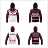 2024 nova austrália manly sea eagles crianças casa fora rugby jérsei criança com capuz pulôver moletom ao ar livre pulôver hoodies jaquetas