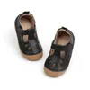 TONGLEPAO echt leer Marry Jane baby meisjes platte kleding schoenen school Oxfords harde zolen 240115