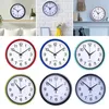 Orologi da parete Orologio silenzioso Ambiente per dormire silenzioso Numero rotondo per la decorazione dell'home office Cucina da 8 pollici