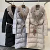 Damenmäntel Winter Loro Weiße Gänsedaunen Elegante warme schlanke Mäntel piana