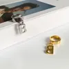 designer ring voor dames designer heren officiële reproducties geel messing verguld 18K merk designer mode klassieke stijl met doos 002