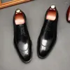 Vestido Sapatos Versão Europeia do Men's Leather Soled Soled Soled Flusable Brandable Work