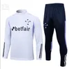 2023 2024 Cruzeiro Training Suit Football Club 23 24 Masculino Moletom Infantil / Equipamento de Futebol Chandal Futbol Camisa Masculina de Futebol Meio Zíper