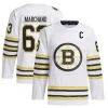 Niestandardowe męskie młodzież 2023-24 Bruins 100th Centennial Jersey Bobby Orr Patrice Bergeron Jesper Boqvist Jake Debrusk Brad Marchand Charlie McAvoy Linus Ullmark