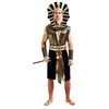 Ancient Egypt Egyptien Pharaon Cleopatra Prince Prince Costume pour femmes hommes Halloween Cosplay Costume Vêtements Egyptien Adulte229J