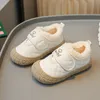 Baby Wandelschoenen Platform Katoenen Schoenen Warm Kinderen Winter Casual Cartoon Harige Schoenen Meisje Jongen Antislip Zachte Zool Baby schoenen 240115