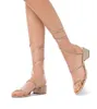 Luxe merk Rene Caovilla Cleo sandalen schoenen dames glitterzolen met kristallen verfraaide spiraalwikkels riem lage hakken feestjurk gladiator sandalias