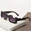 Gafas de sol rectangulares a la moda para mujer, diseñador de marca 2024, gafas de sol de plástico con marco pequeño Retro, gafas de sol cuadradas para mujer UV400