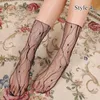 Women Socks Summer Fashionable Boat Transparent Ultrathin Hosiery Short Silk Breathable Mesh Black Multi Style Calze