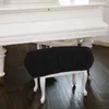 Stol täcker matbänk täckt tygskydd stretch piano damm