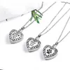 1PC Heart Pendant Cremation Jewelry Always on My Heart Forever in My Memorial Urn Necklace Ashes Keepsake2741