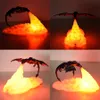 3D Room Decor Print LED Fire Dragon Ice Dragon Lampen Thuis Desktop Oplaadbare Lamp Cadeau Voor Kinderen Familie Home decor 240113