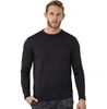 100% Merino Wool T Shirt Men Merino Wool Thermal Underwear Base Layer Men Merino Wool Shirt 240G Wicking Breattable Anti-Odor 240113