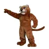Professional Factory Halloween Leopard Panther Cat Cougar Mascot Costume Clothing Carnival Adult Fursuit Cartoon Dress259m