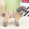 Hundebekleidung Warme Winter-Haustiermantelkleidung für Welpen Kleine Hunde Haustiere Jacke verdicken Pelzkragen Kleidung Overall Chihuahua Kostüm Mops