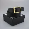 985fashion Big Buckle Genuine Leather Belt No Box 디자이너 남성 여성 고품질 남성 Belts228306E