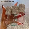 60 мл флакон-спрей для духов Bling Diamond Прозрачный многоразовый распылитель Пустая бутылка-распылитель Портативный дорожный косметический контейнер 240113