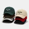 Projektantki Ball Caps Wysokiej jakości koreańska marka chao list haftowany miękki czapkę baseballową netto Red Street Po pokazując twarz małą czapkę dla kobiet w czterech sezonach D4U7