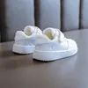 DIMI Lente/Herfst Loopstoeltjes Schoenen Zachte Comfortabele Peuter Schoenen Rubber Antislip Jongen Meisje Witte Baby Sneaker 240115