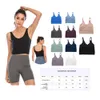 Lu-088 Align women Sports Yoga Bra Sexy Tank Top Tight Yoga Vest With Chest Pad No Buttery Soft Athletic Fitness Clothe Custom Logo Fashion Vest 16 Colors