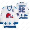 Quebec Nordiques Vintage Miras Jersey Marc Tardif Mats Sundin Michel Goulet Mikko Rantanen Nathan MacKinnon Nazem Kadri Hokey Forması