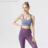 Align Lu Cross Yoga Tops Sport-joggingbeha voor meisjes Sexy Ademend Gymondergoed Verzamelvest Anti-verslapping Yogabeha's Dames atletisch mouwloos4V0T